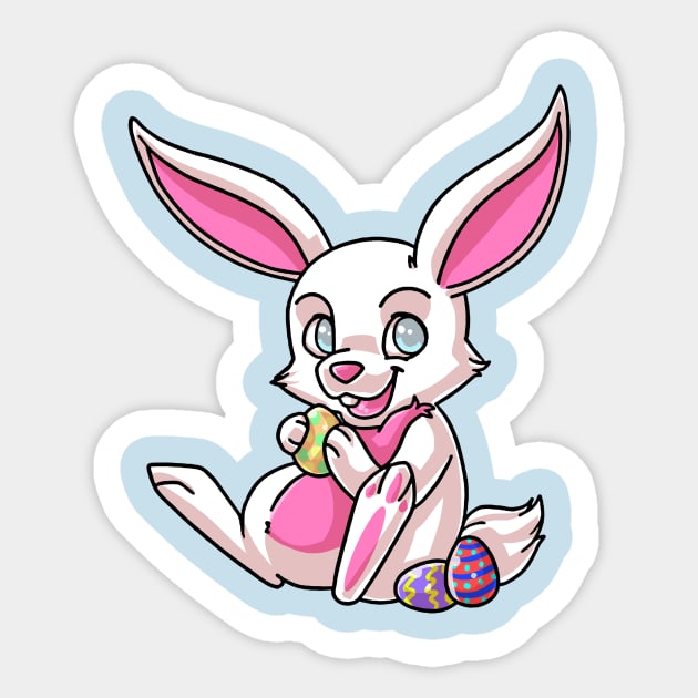 Cute Easter Bunny Sticker by sambeawesome